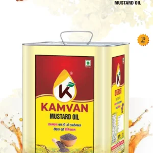Home kamvan 100% pure & natural mustard oil (15 kg tin)